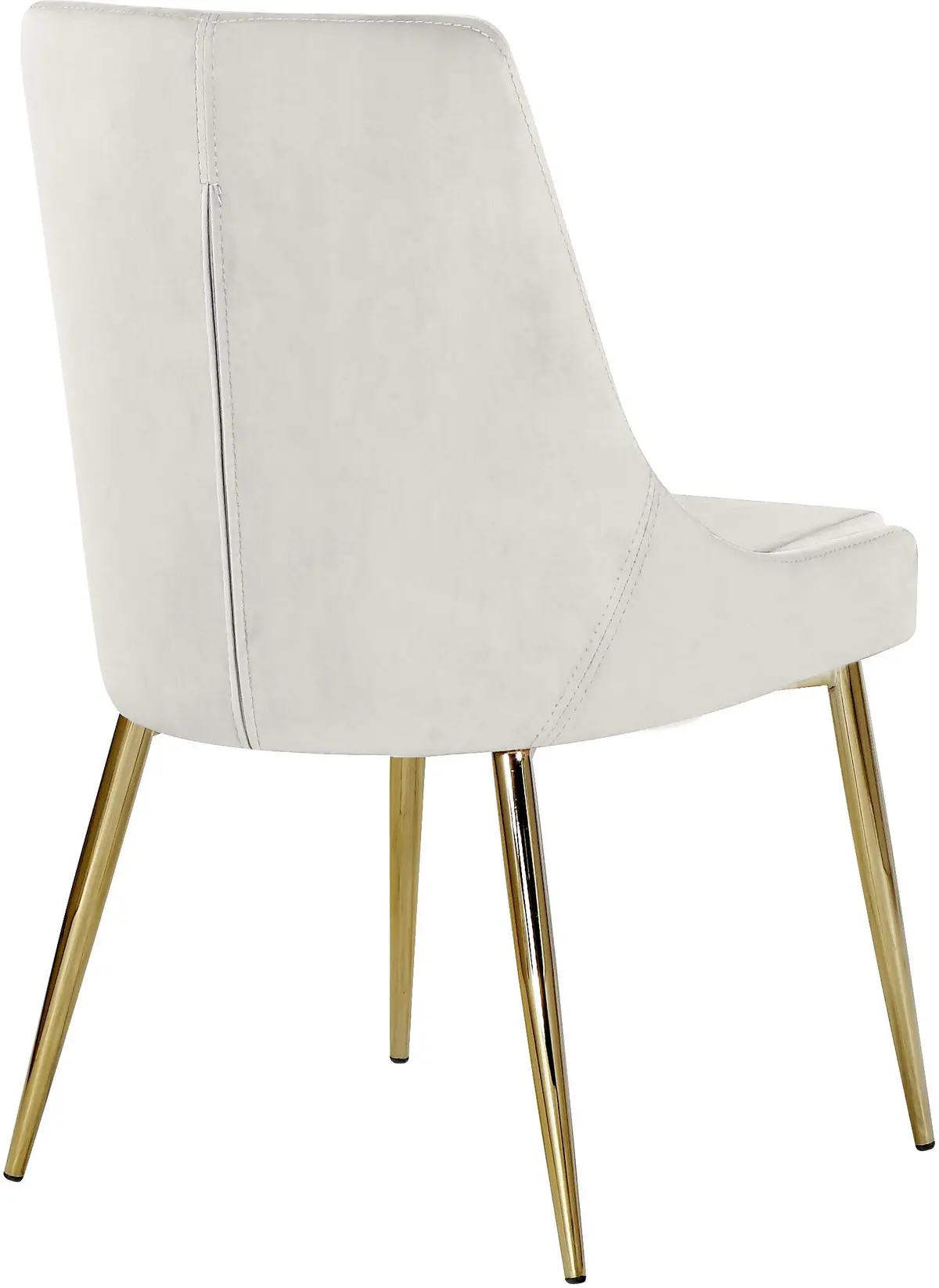 Karina Cream Velvet Dining Chair 2