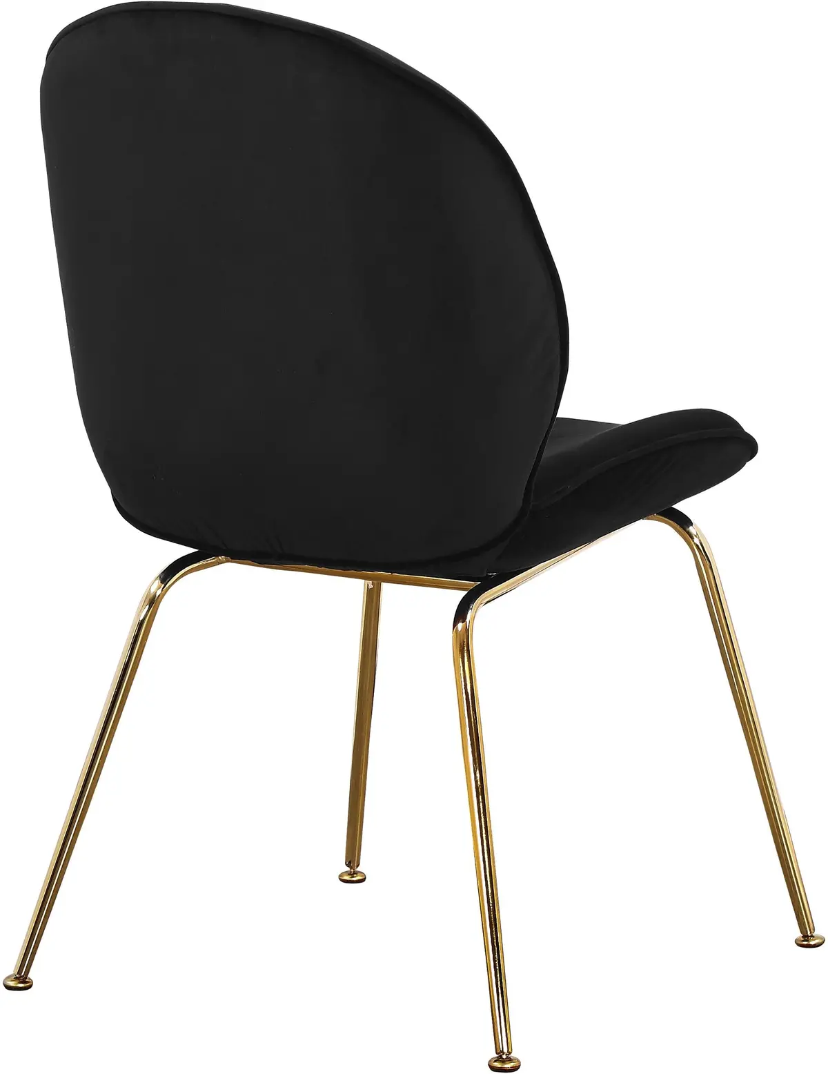 Paris Black Velvet Dining Chair 2