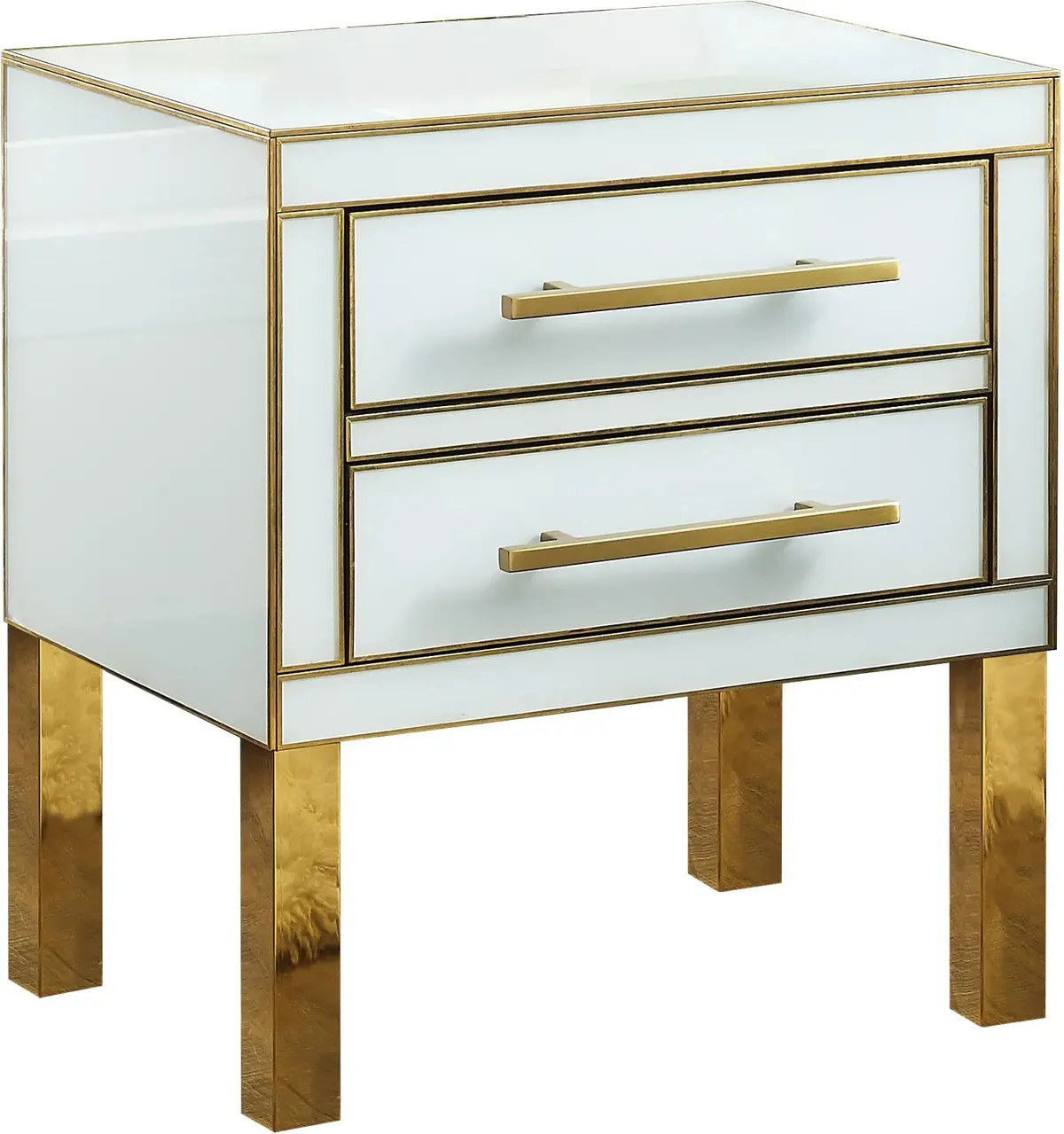 Gigi White Side Table 1