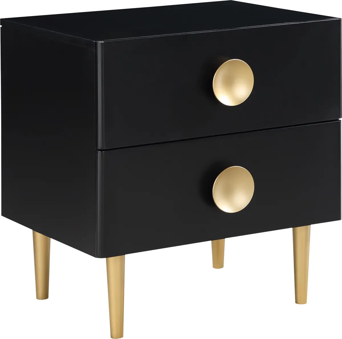 Zayne Black Night Stand 1