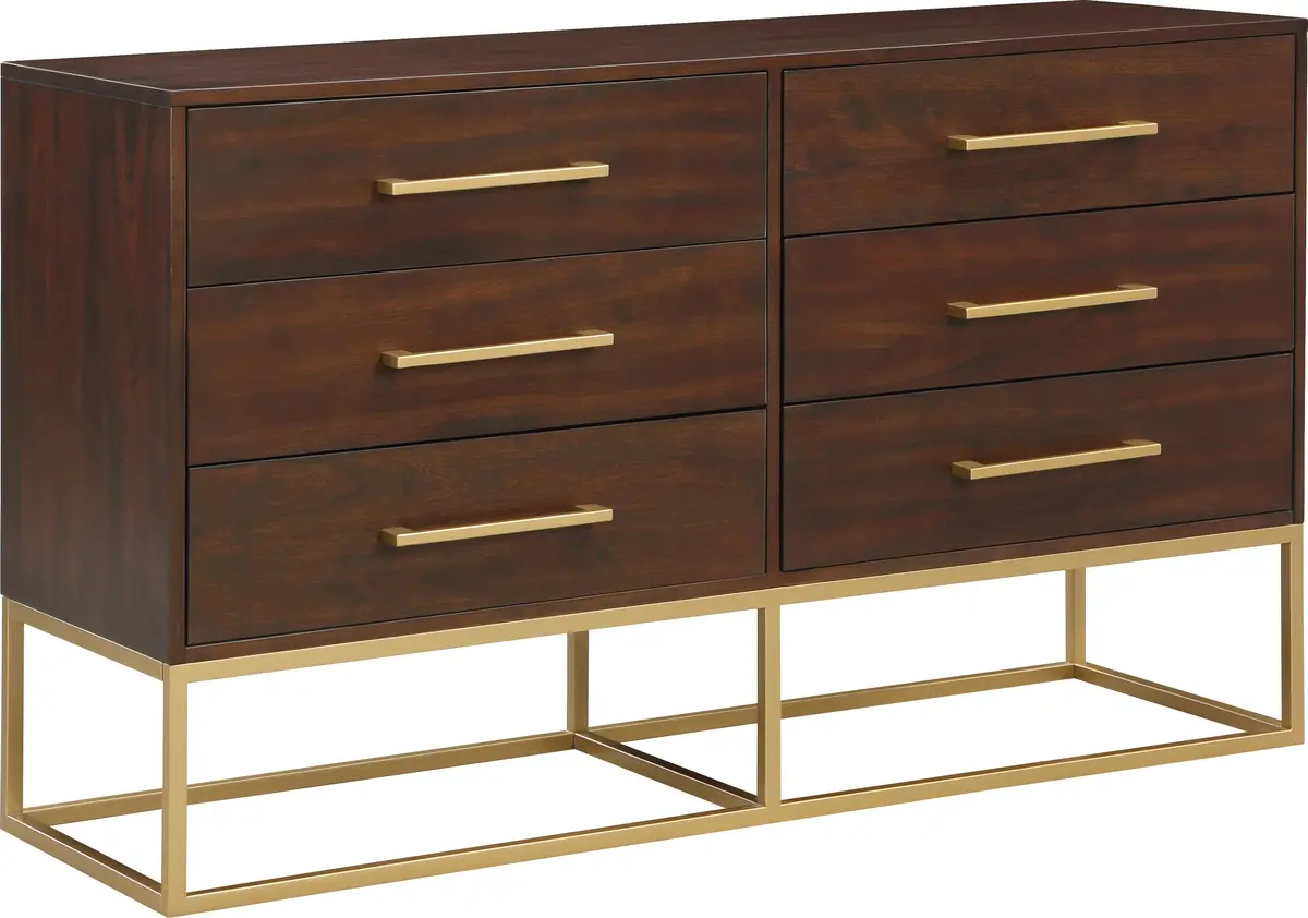 Maxine Cherry / Gold Dresser 1