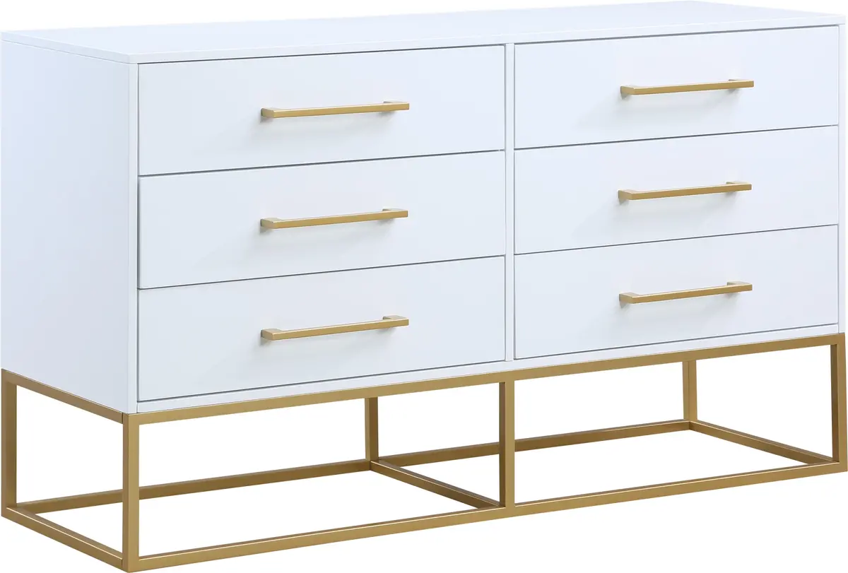 Maxine White / Gold Dresser 1
