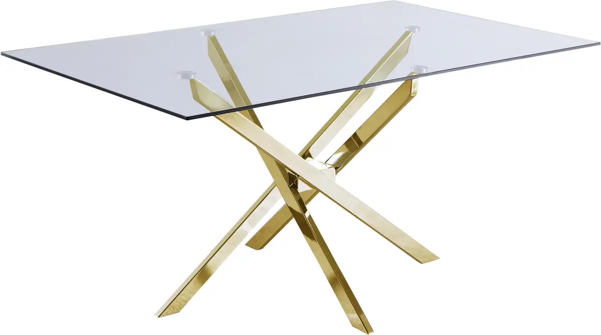 Xander Gold Dining Table 1