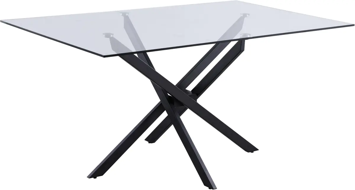 Xander Matte Black Dining Table 1
