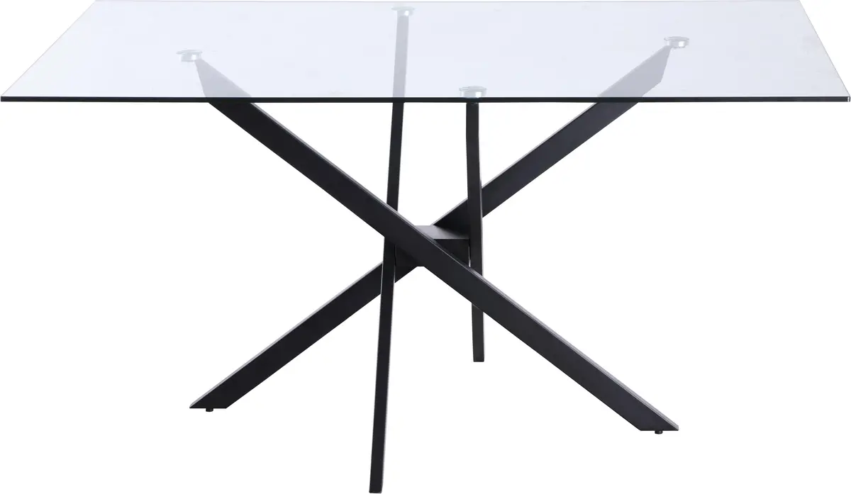 Xander Matte Black Dining Table 2