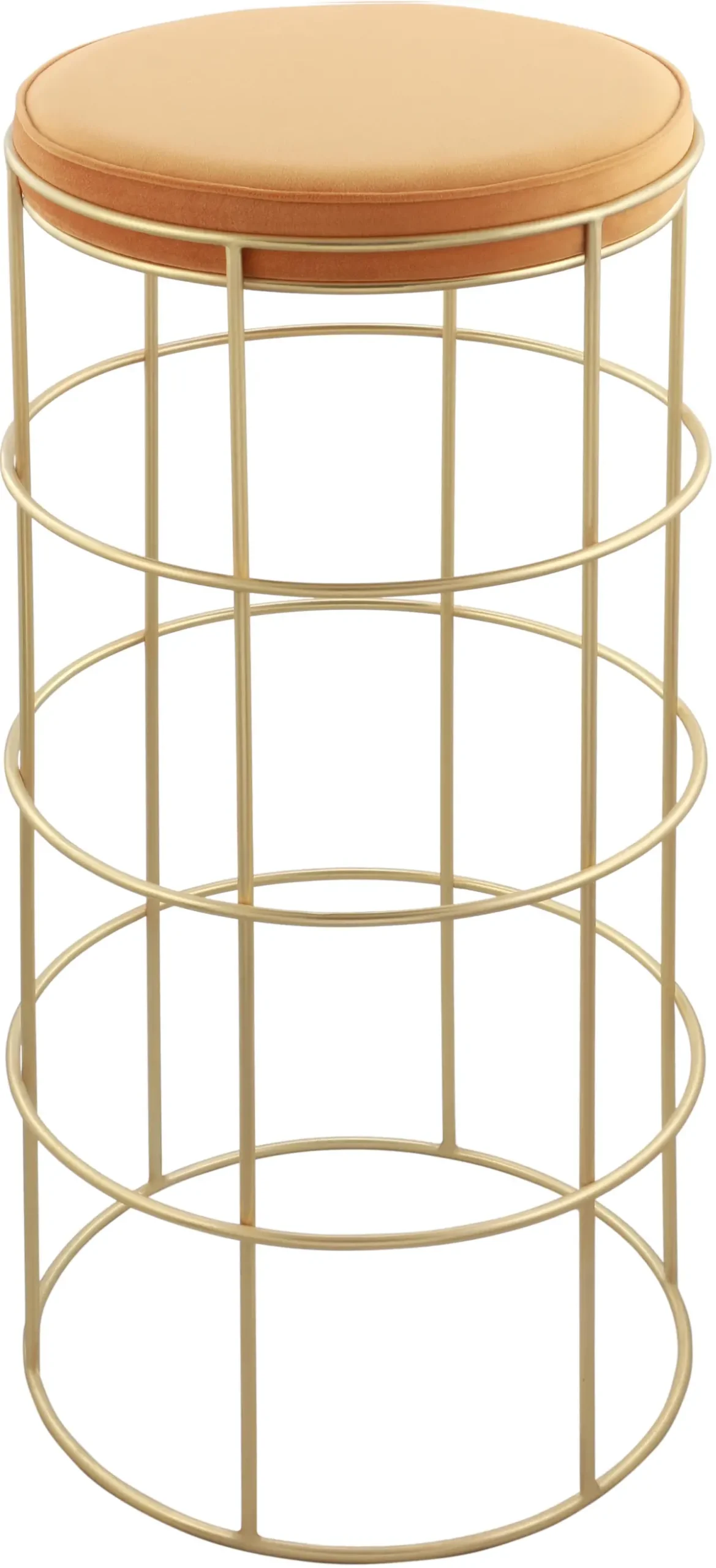 Rebar Mango Velvet Bar Stool 1