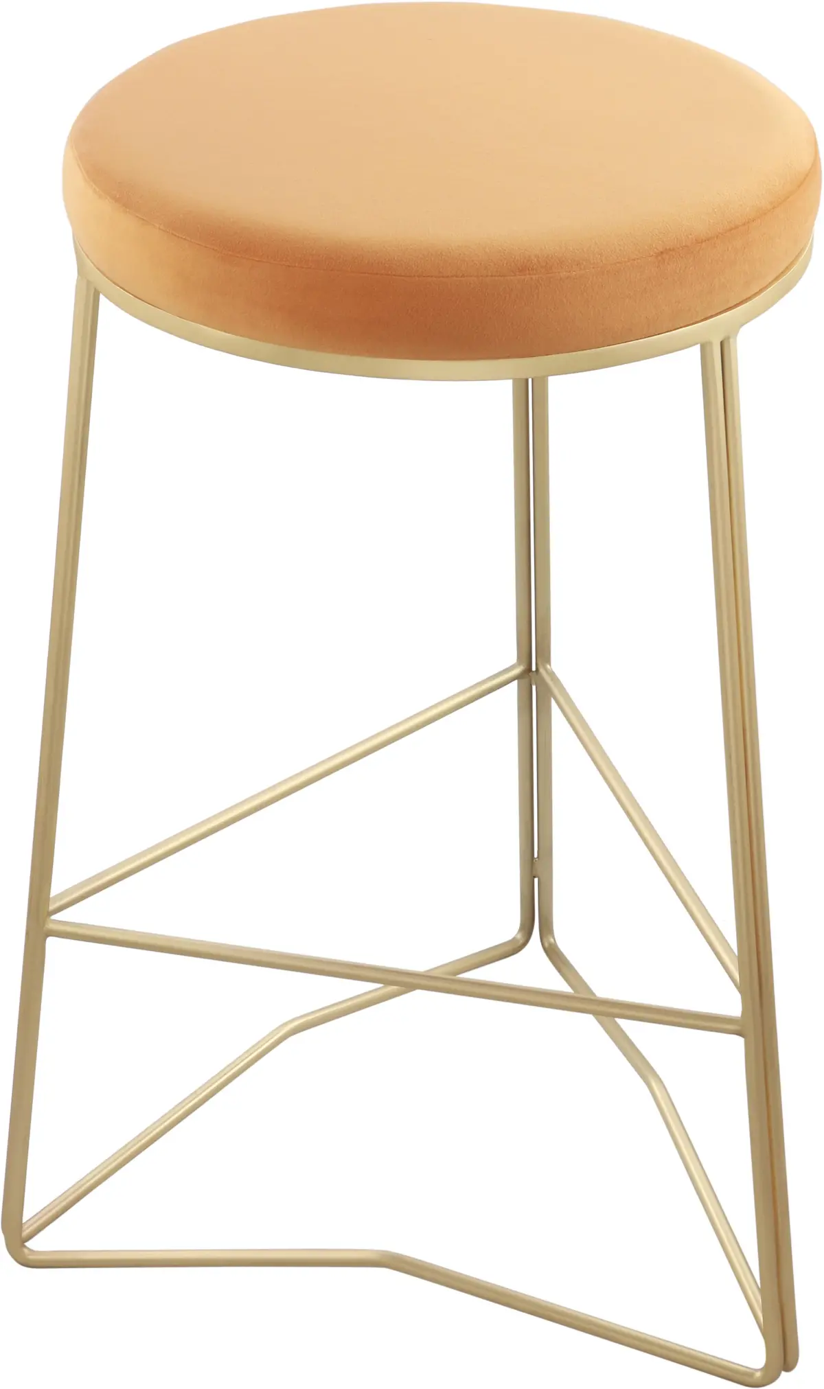 Tres Mango Velvet Counter Stool 1