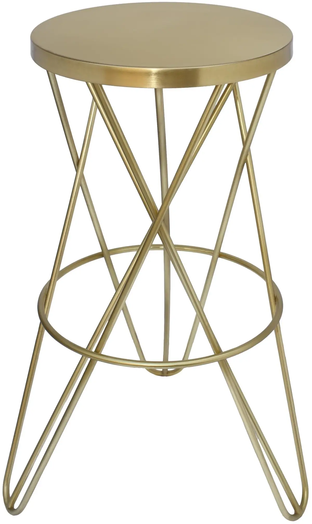 Mercury Gold Bar Stool 1