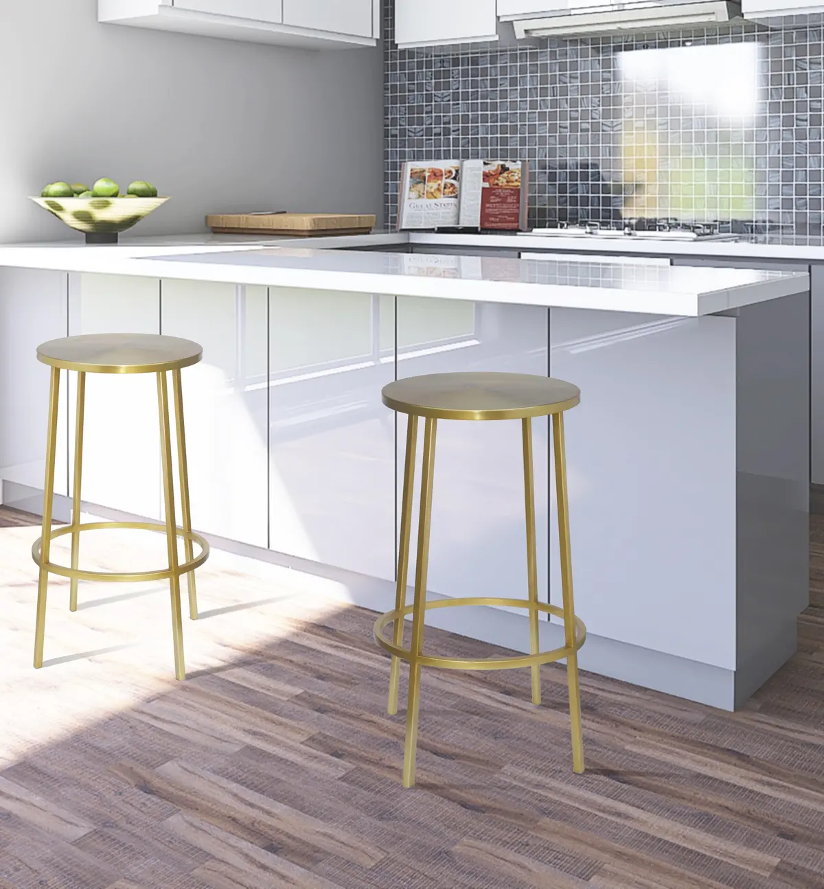 Tyson Gold Counter Stool 2