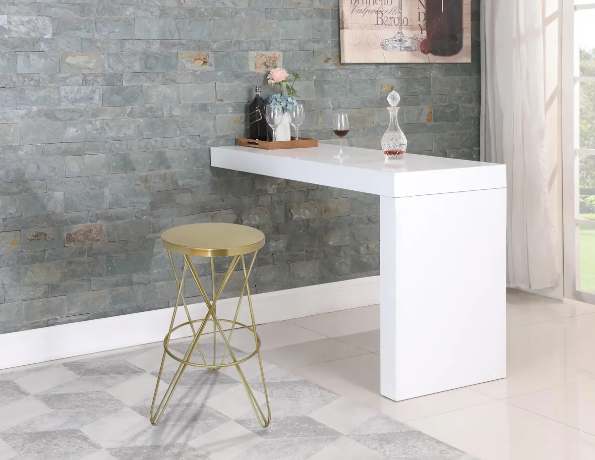 Mercury Gold Bar Stool 2