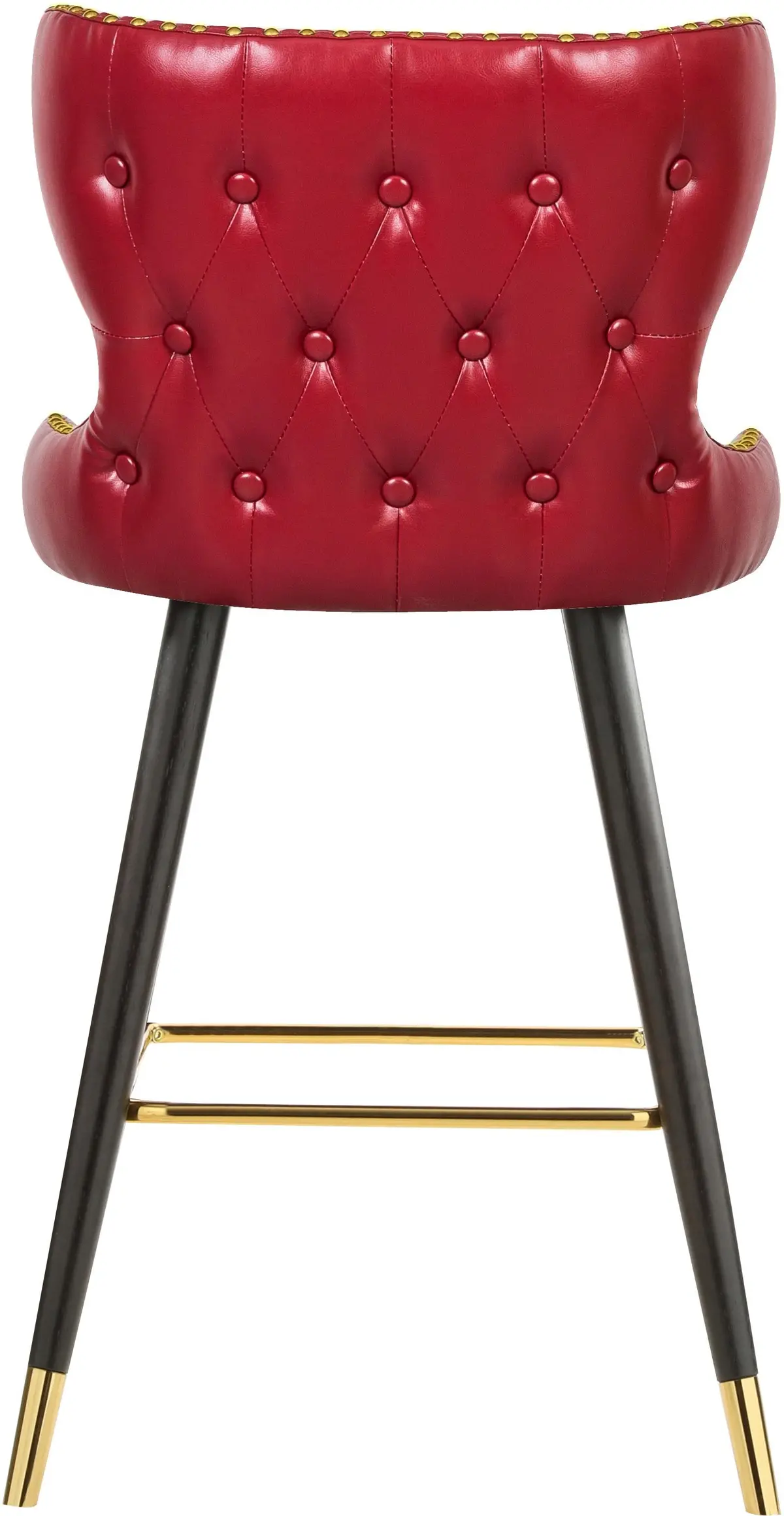 Hendrix Red Faux Leather Counter/Bar Stool 2