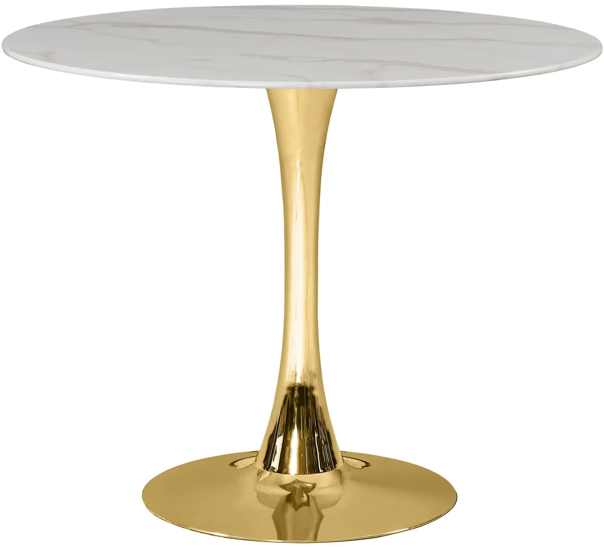 Tulip Gold Dining Table (3 Boxes) 1