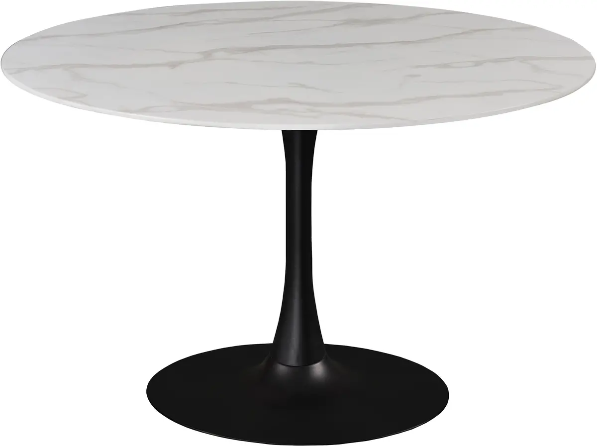 Tulip Matte Black Dining Table 1
