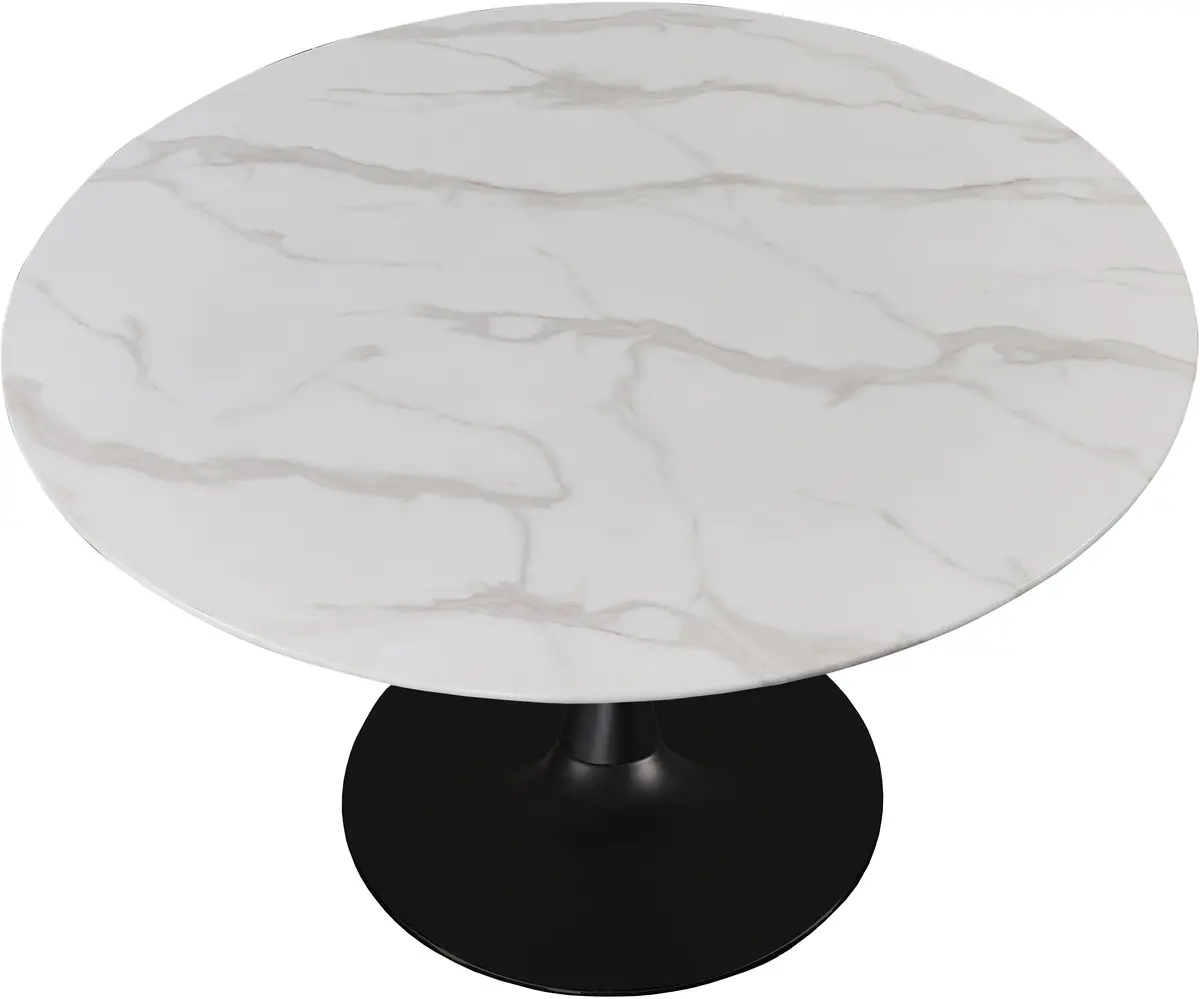 Tulip Matte Black Dining Table 2