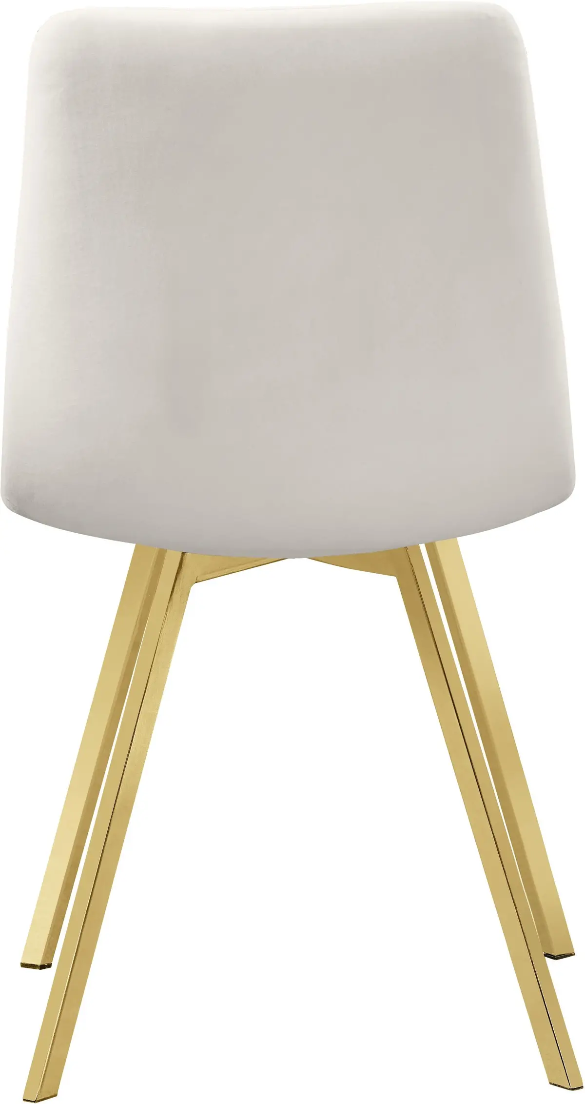 Annie Cream Velvet Dining Chair 2