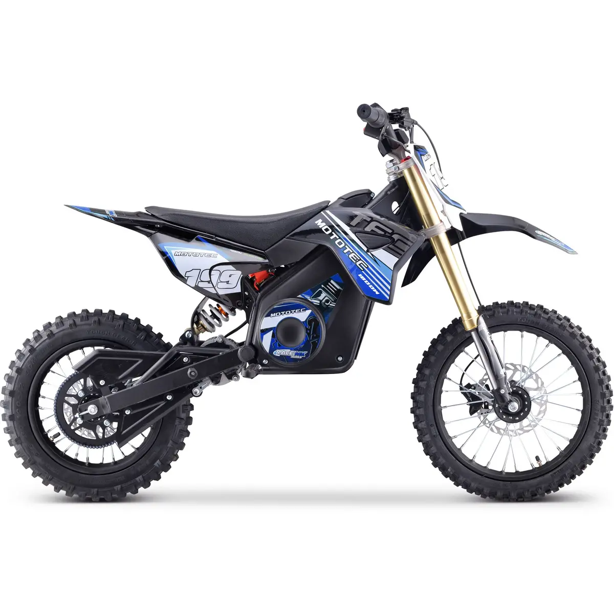 Mototec 1800W 48V Pro Electric Dirt Mini Bike 1