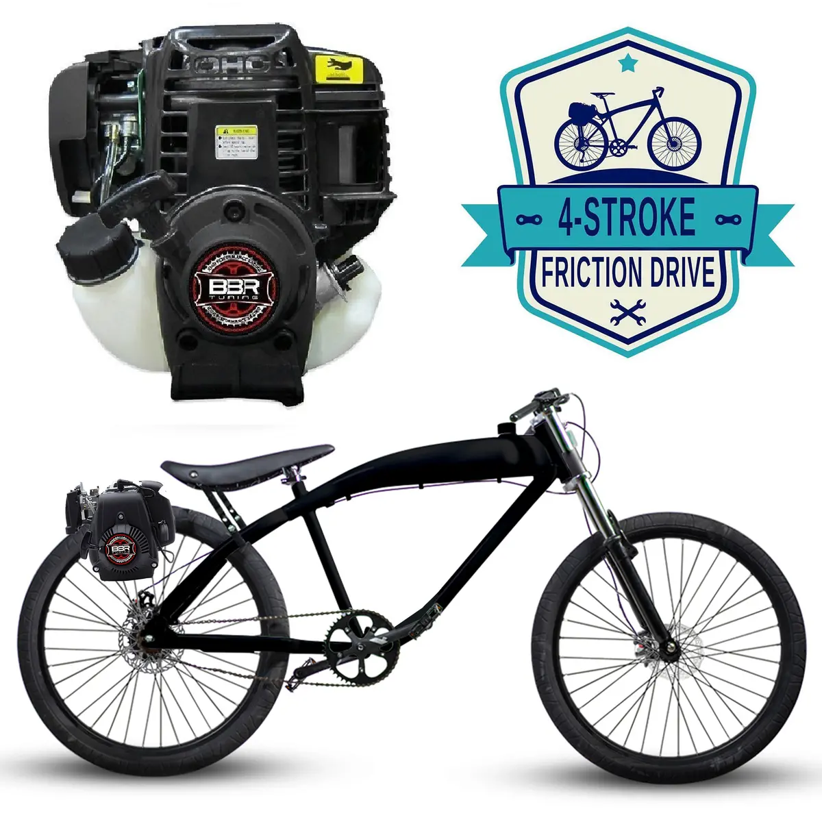 F-Zero Motorized Bike + 4 Stroke Friction Drive 2