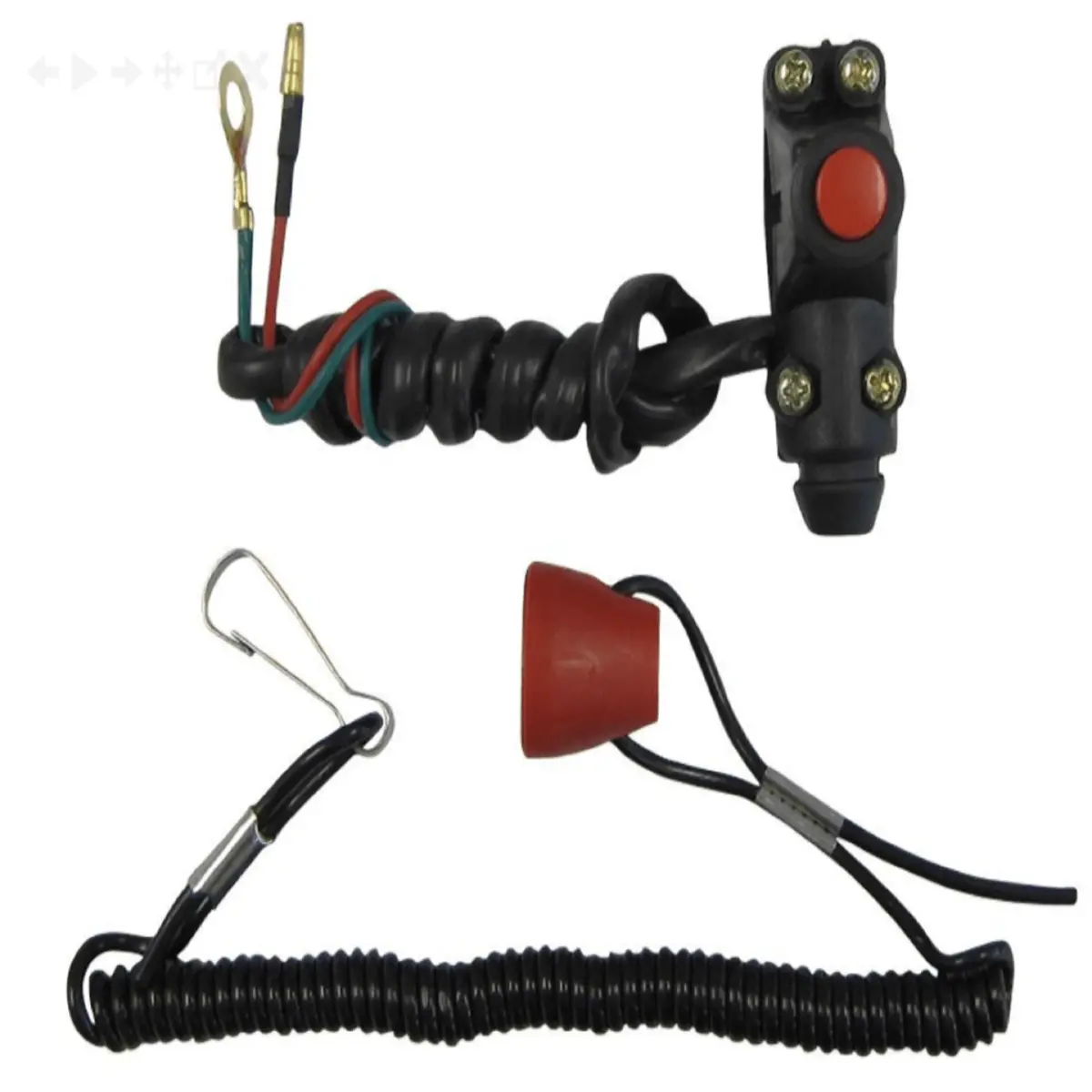 2-Stroke Gas Motorized High Performance Mini Dirt Pit Bike Kill Switch/Throttle Housing 1