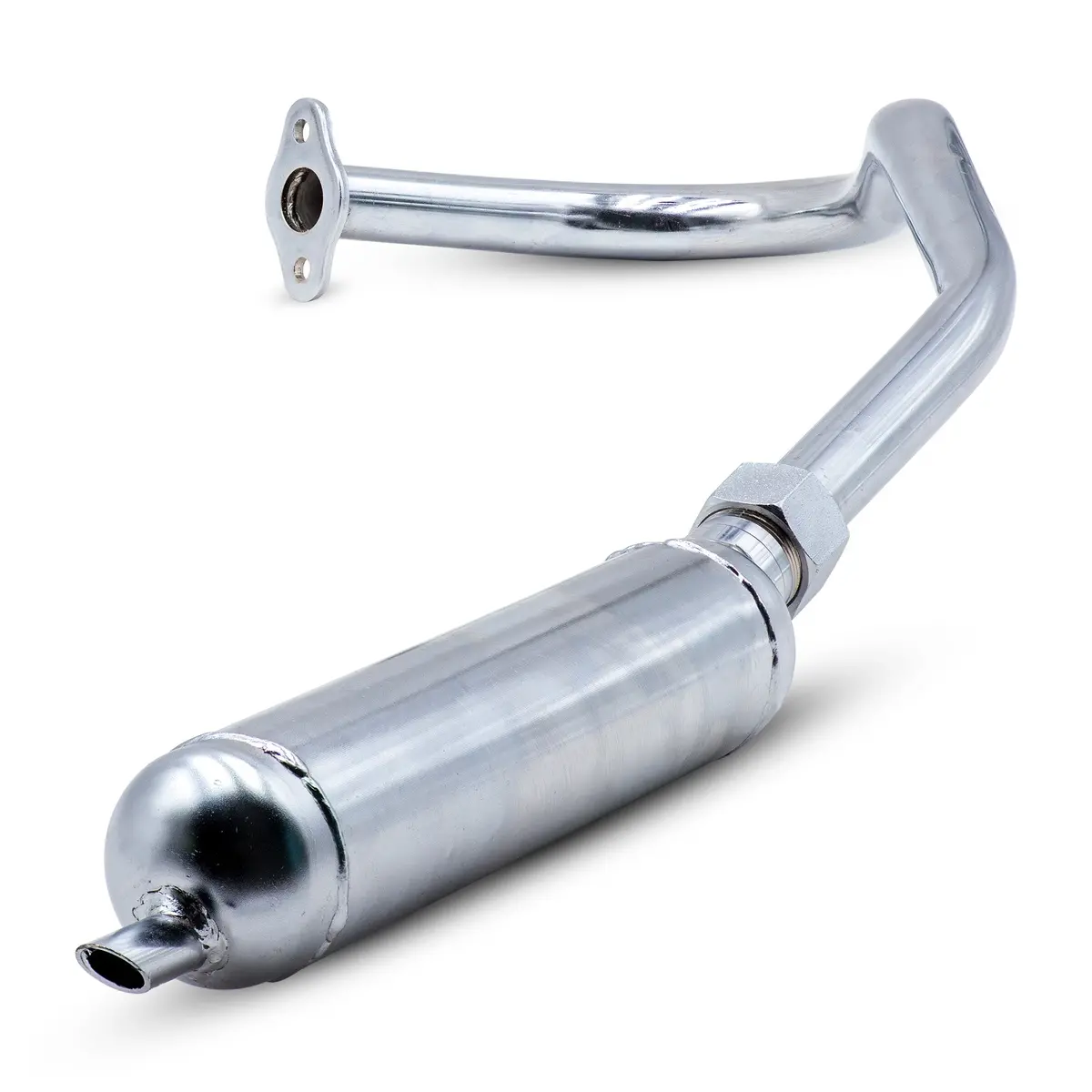 Street Poo-Poo Chrome Muffler Exhaust 1