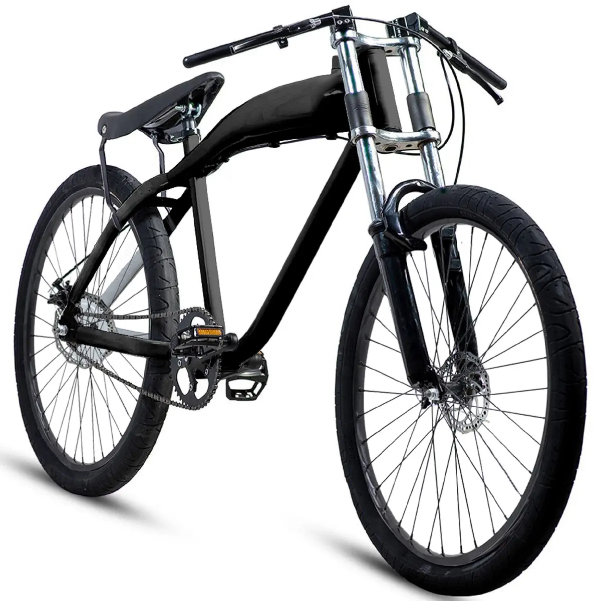 Bbr Tuning F-Zero Motor-Ready Motorized Bicycle - Black 1