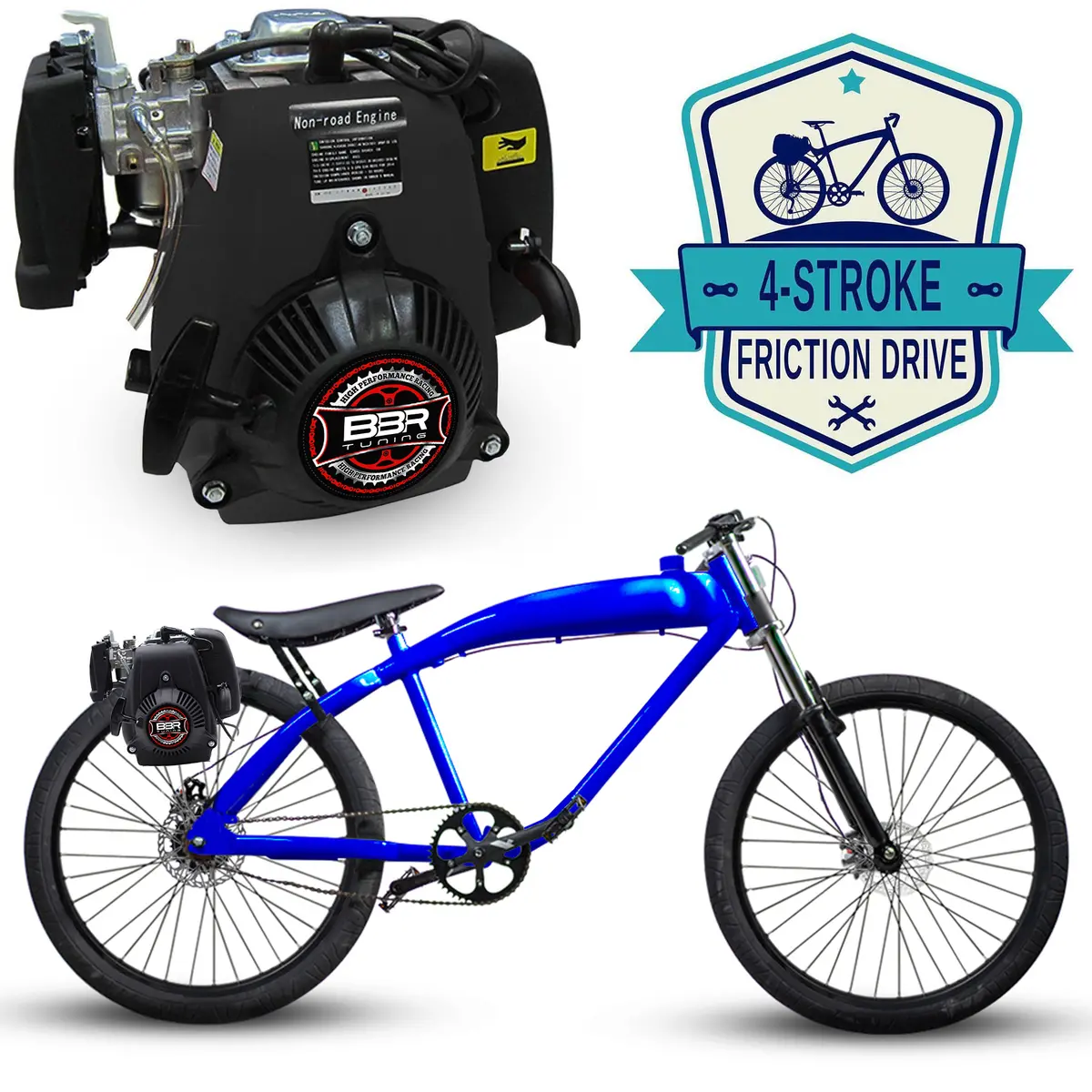F-Zero Motorized Bike + 4 Stroke Friction Drive 5