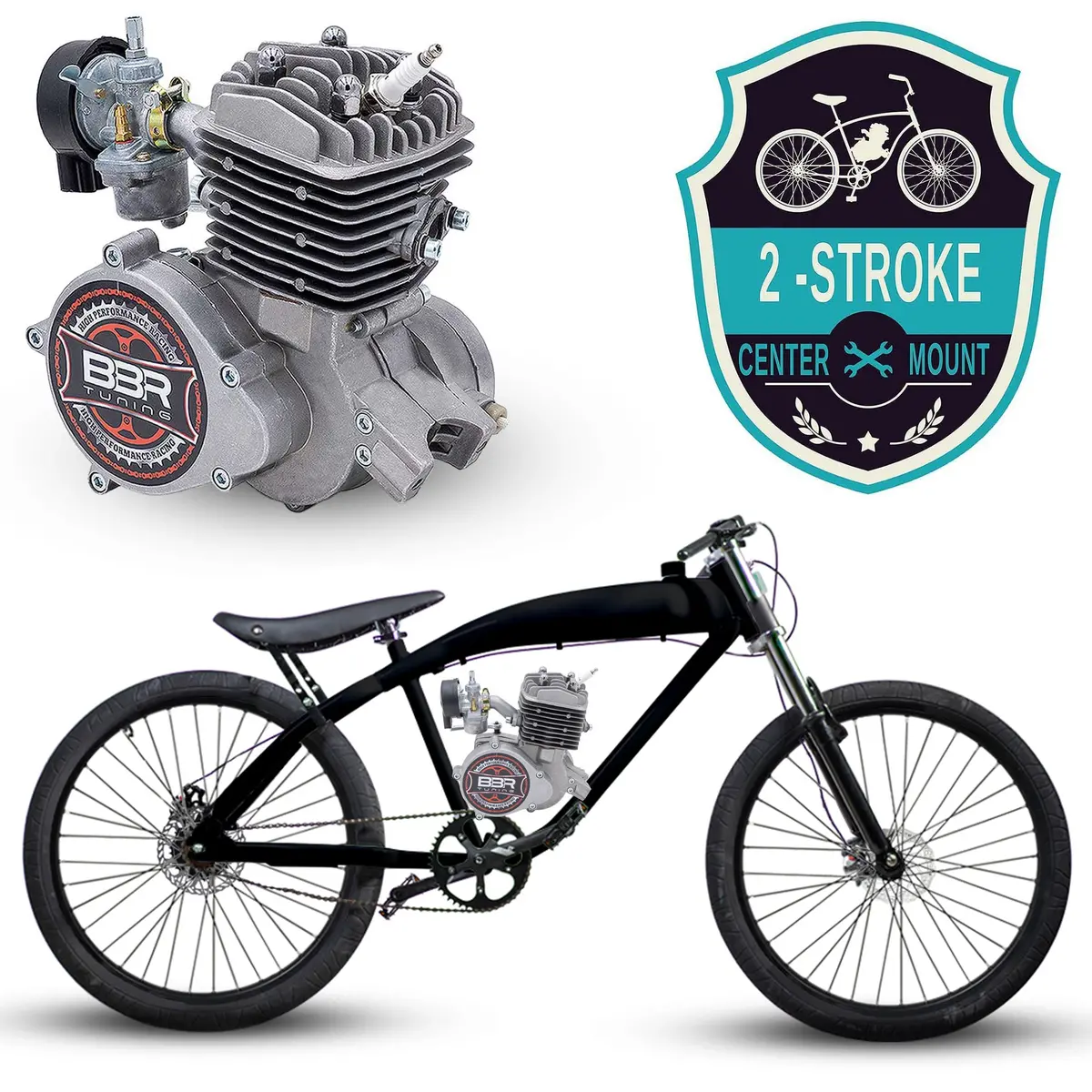 F-Zero Motorized Bike + Bbr Tuning 2-Stroke Engine 1