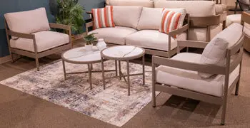 Bluff Trail Outdoor Love/Chairs/Tables Set (Set Of 5) 1