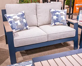 East Beach Outdoor Loveseat With Cushion 1