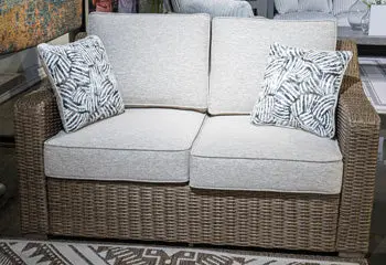Laguna Heights Outdoor Loveseat With Cushion 1