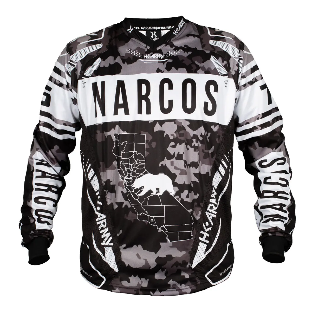 Narcos Camo Black - Freeline Jersey 1
