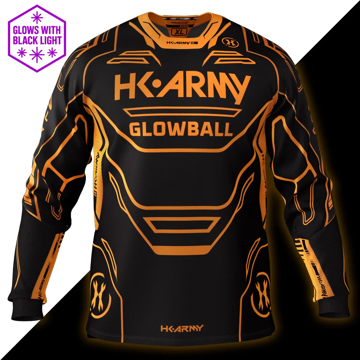 Electron - Neon Orange - Glowball™ Proline Jersey 1