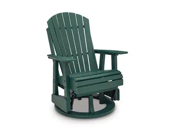 Shell Beach Outdoor Swivel Glider Chair 1