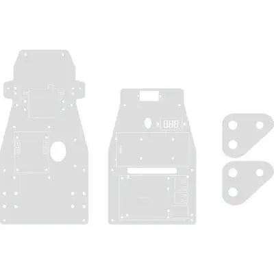 Car Chassis For Osoyoo Servo Steering Robot Smart Car For Raspberry Pi Model#2021004700 1