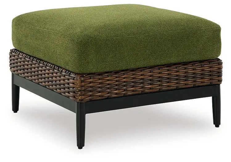 Horizon Hall Outdoor Ottoman With Cushion 1