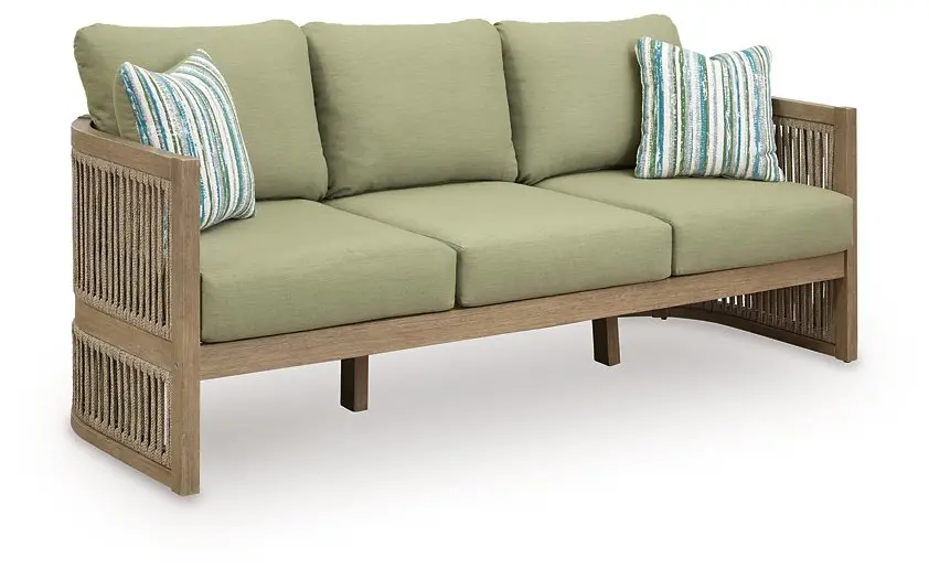 Serena Shores Outdoor Sofa With Cushion 1