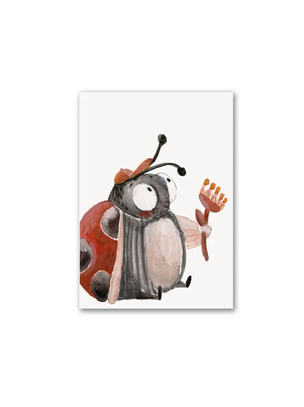 Postkarte "Marienkäfer" 1