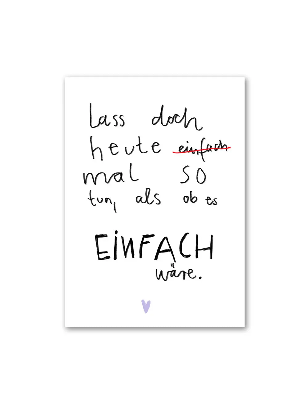 Postkarte "Lass Mal So Tun" | Din A6 1
