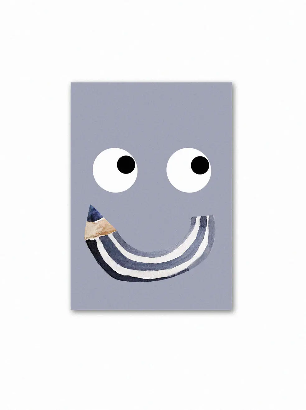 Postkarte "Smiley Stift" 1