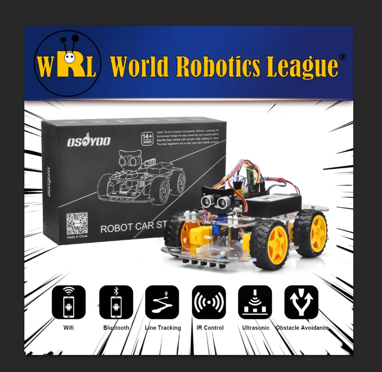 World Robot League Designated Arduino Robot Car 1
