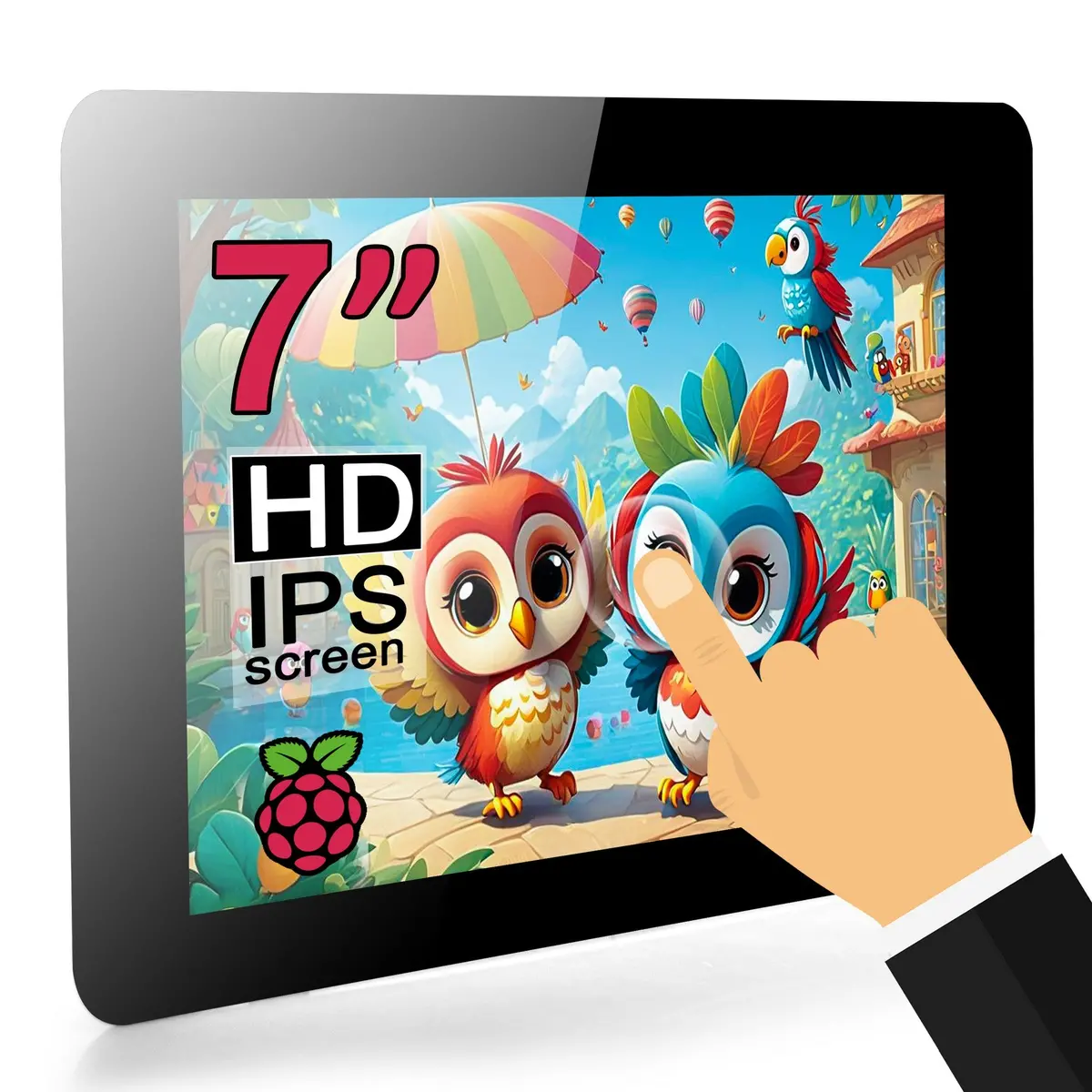 7Inch Dsi Pnp Touch Screen Ips Lcd For Raspberry Pi No Need Driver! 1