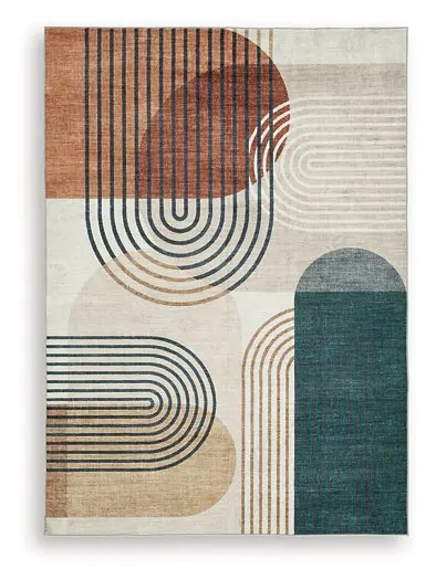 Farrendale Washable Area Rug 1