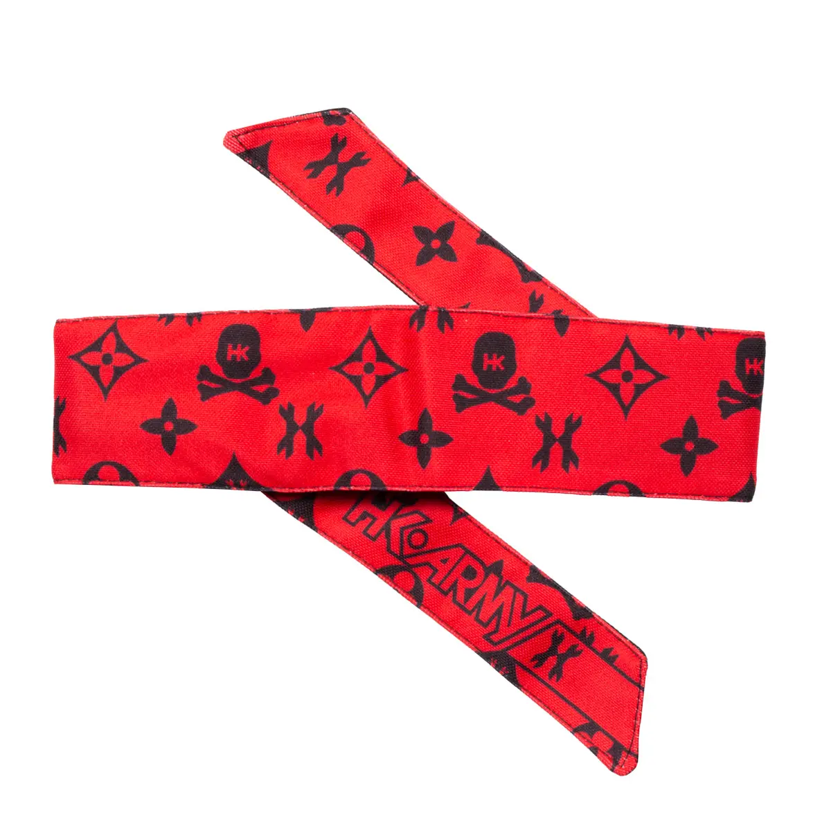 Monogram Red/Black - Headband 1