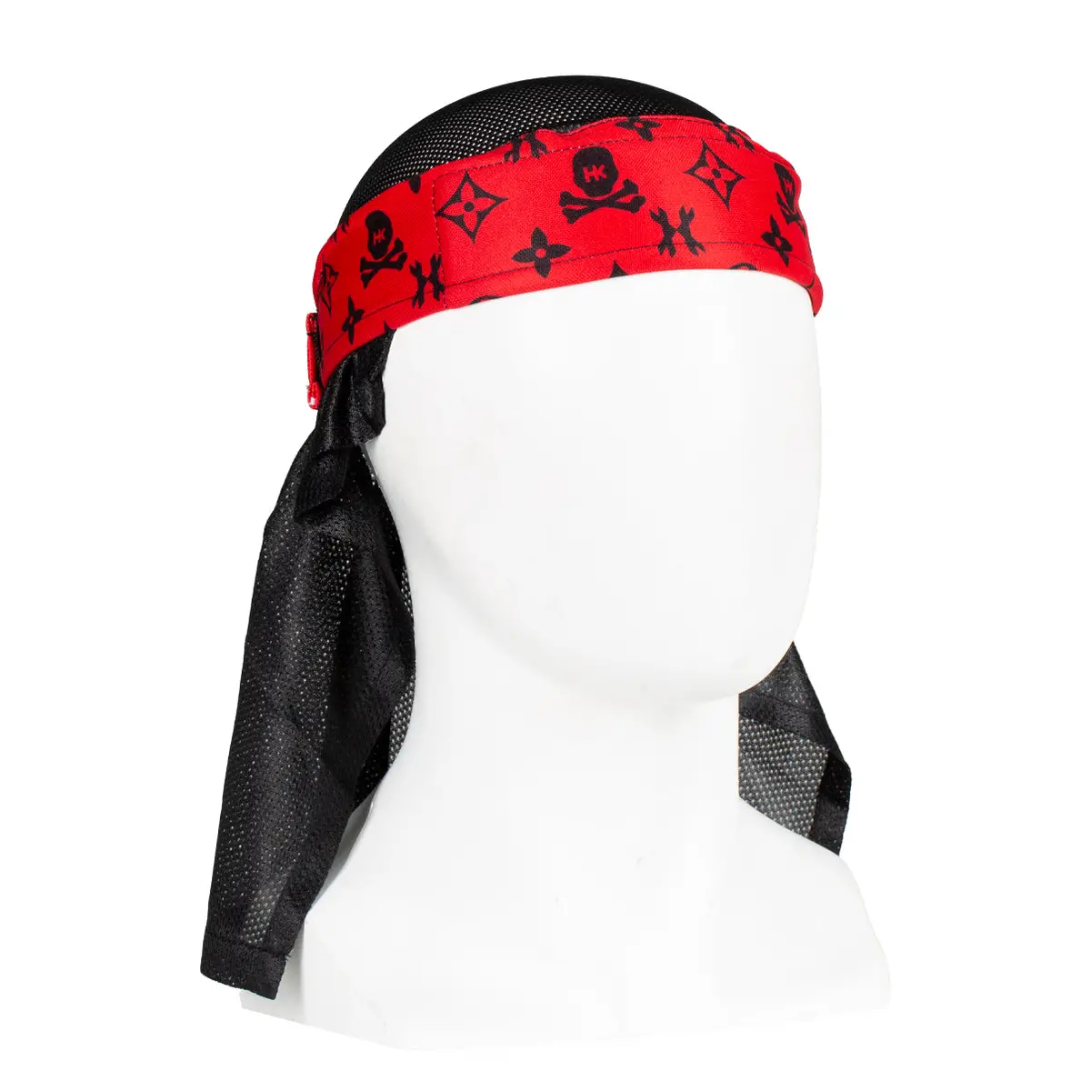 Monogram Red - Headwrap 1