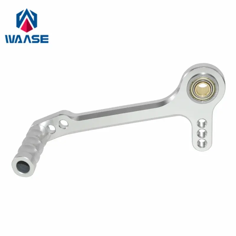 Waase Adjustable Dual Bearings Shifter Shift Lever Pedal Gear Selector With Toe Pegs Toepeg Kit For Aftermarket Rearset Rear Set 1