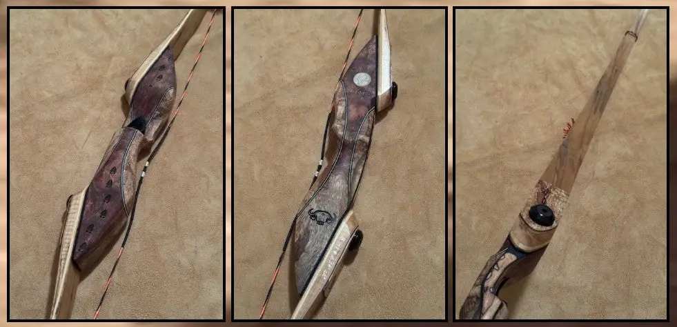 Bwana Bows Safari Longbow, Rh, 47# @ 28", 62" Amo 1