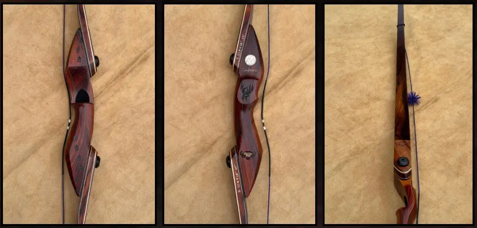 Bwana Bows Safari Longbow Sl, Lh, 50# @ 28", 62" Amo 1
