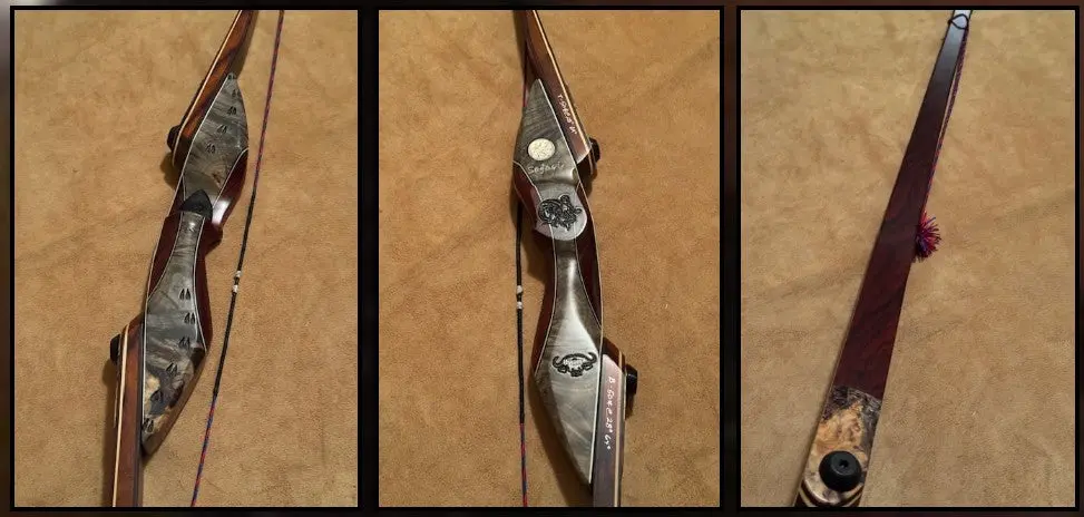 Bwana Bows Safari Longbow (Sll Limbs), Rh, 50# @ 28", 64" Amo 1