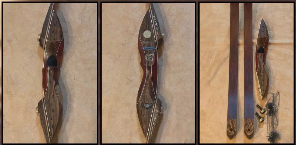 Bwana Bows Safari Recurve, Rh, 47# @ 28", 62" Amo 1