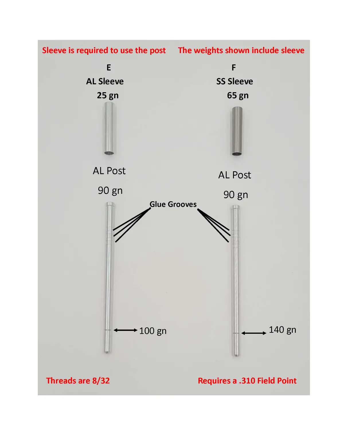 Adjustable Outsert System, .204, .255 Sleeve 4
