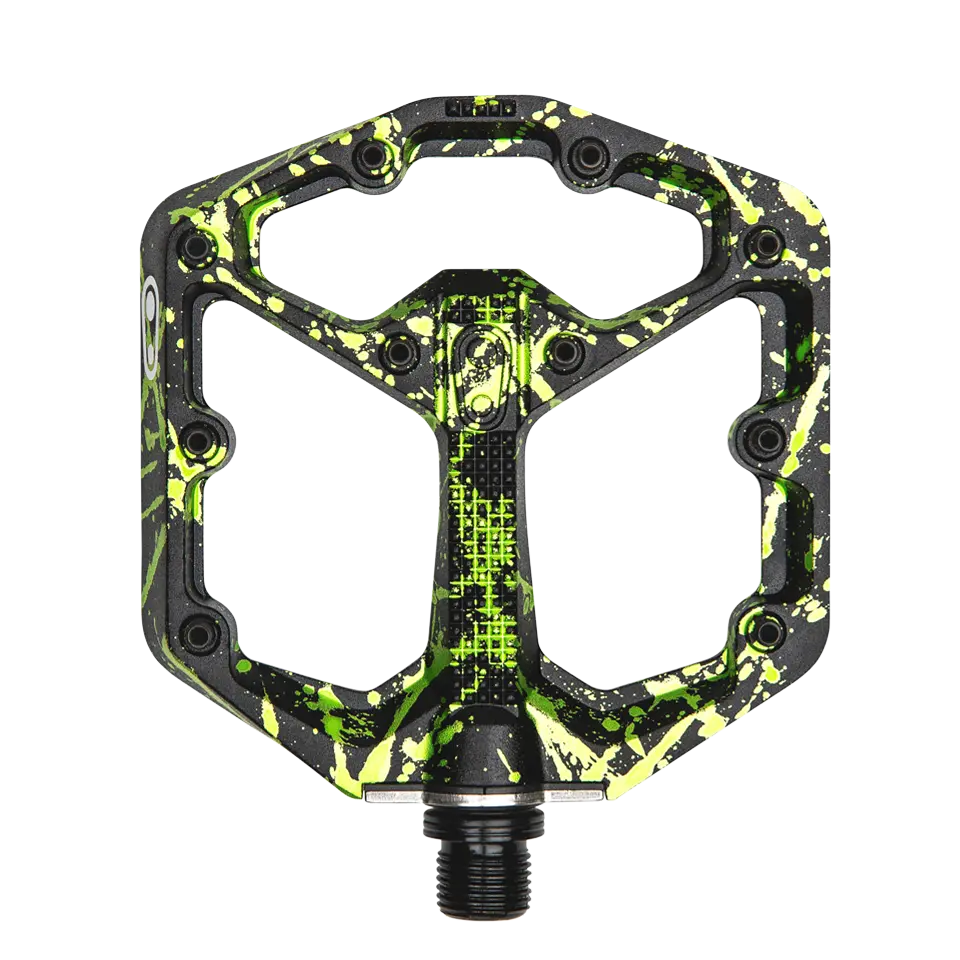 Stamp 7 Small - Lime Green Splatter 1